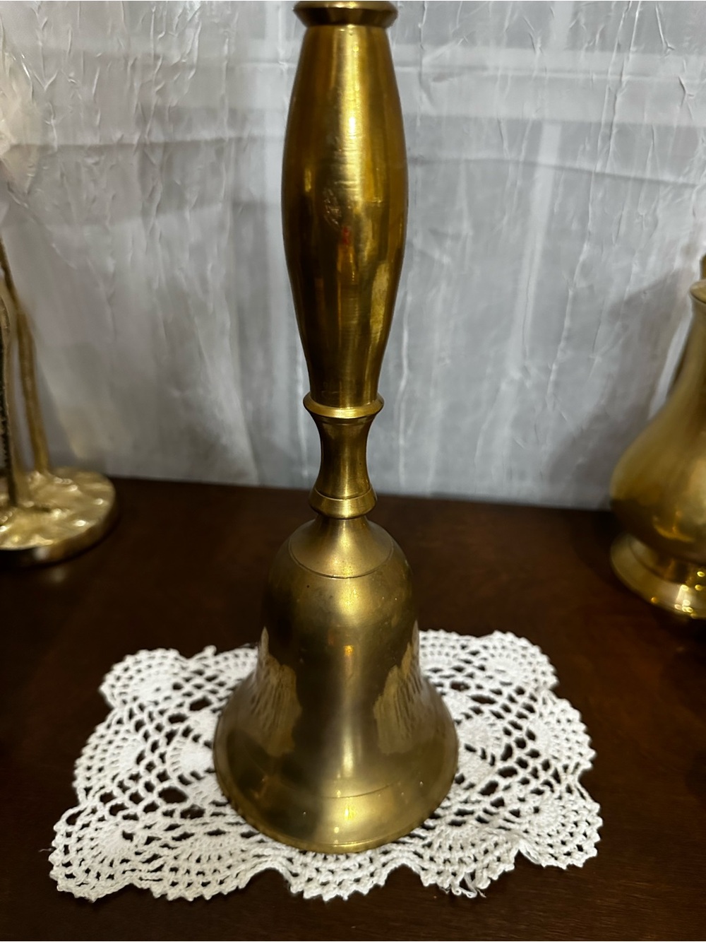 Brass Hand Bell - tall. Beautiful sound